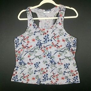 ⭐3/$30 Van Winkle & Co Floral Racerback Tank M